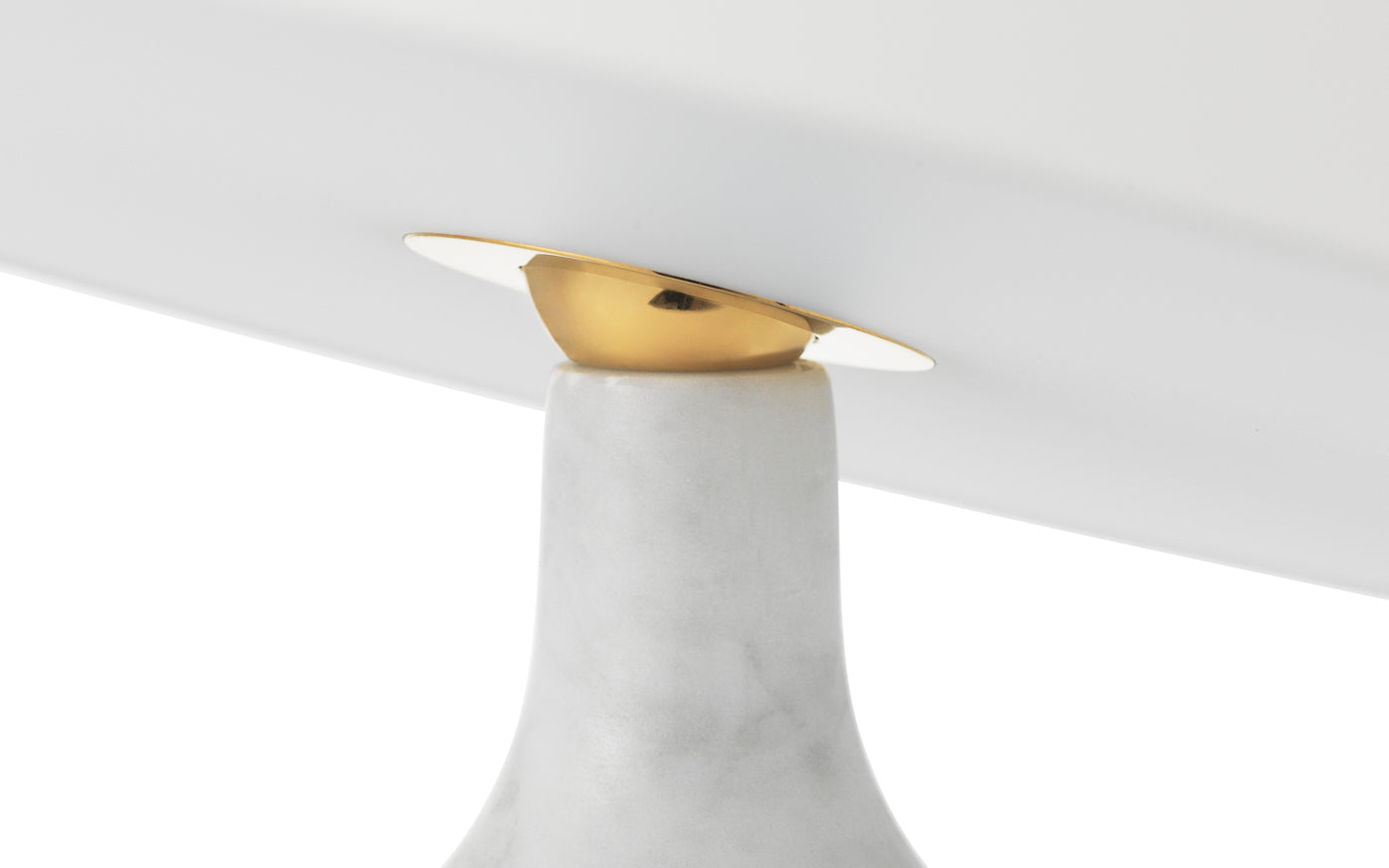 Eddy Bordlampe Hvid