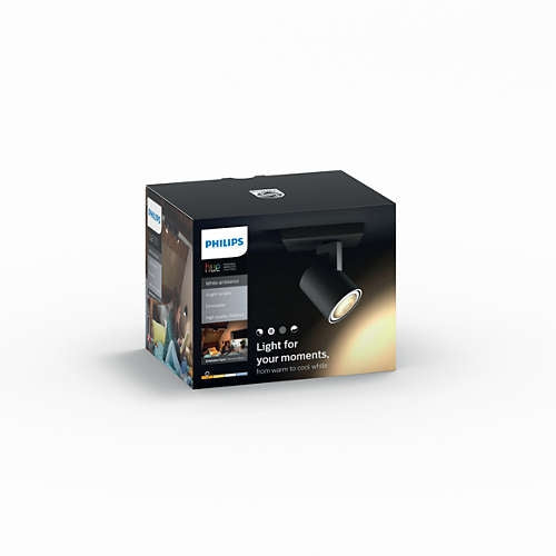 Philips Hue Runner 1-Spot Sort - White Ambiance GU10 (excl.Dim Switch)