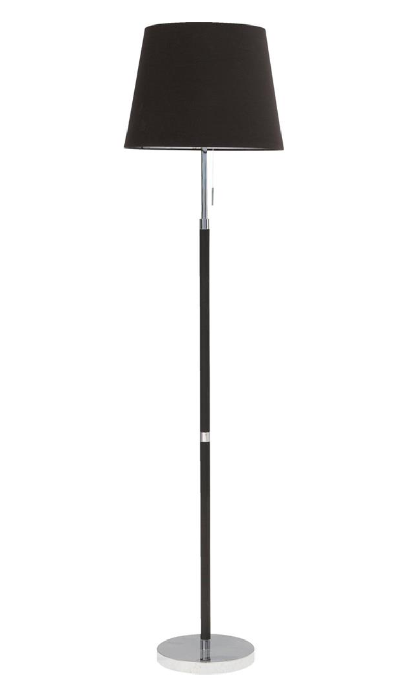 Frandsen - VENICE Gulvlampe ø40, Sort/Krom