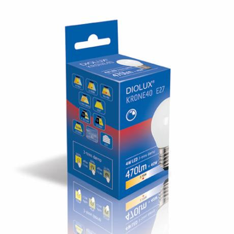 GN Diolux Krone 4W 470lm 2700K E27 3-step