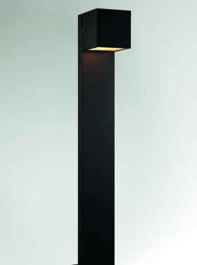 Cube Stander Udendørslampe Sort