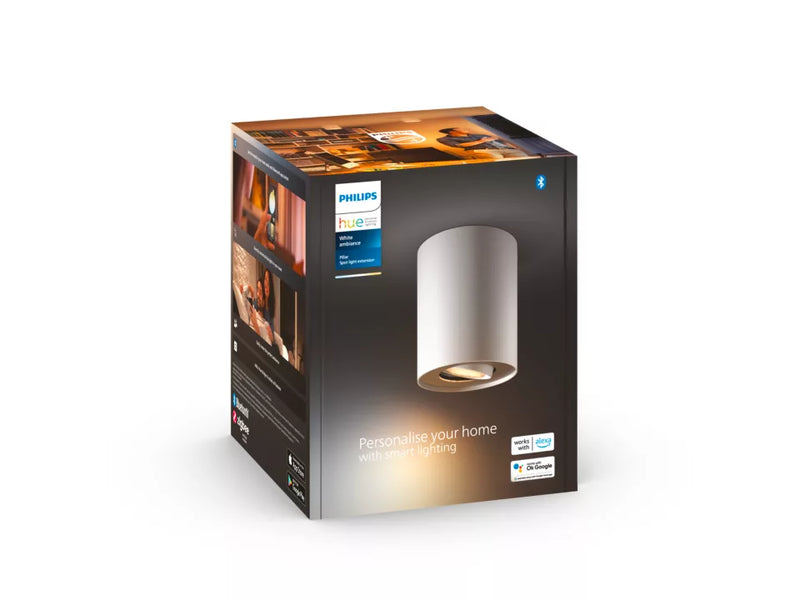 Philips Hue White ambiance Pillar enkelt spotlysforlænger 915001808006
