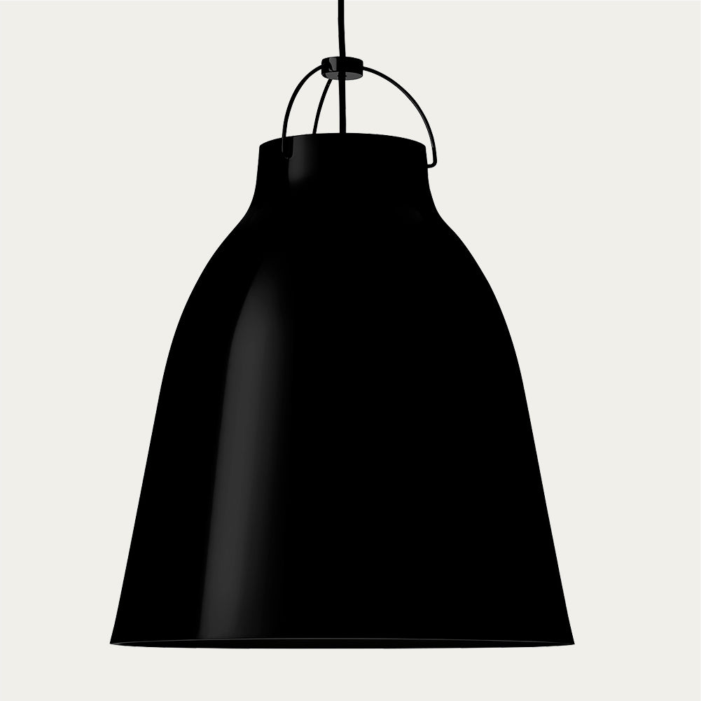 Fritz Hansen Caravaggio Pendel lampe i sort