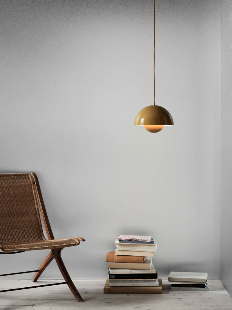 Mustard Flowerpot VP1 pendel lampe fra &Tradition