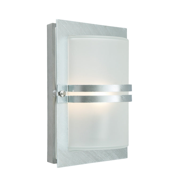 Norlys Basel galvaniseret stål, E27 IP54 57W - Udendørslampe