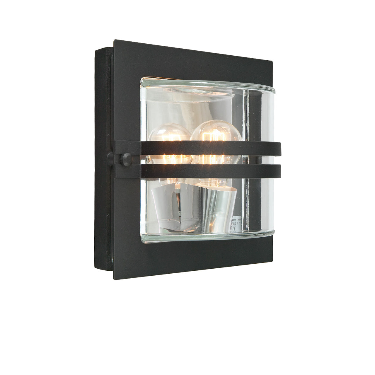 Norlys Bern sort, E27 IP54 46W - Udendørslampe