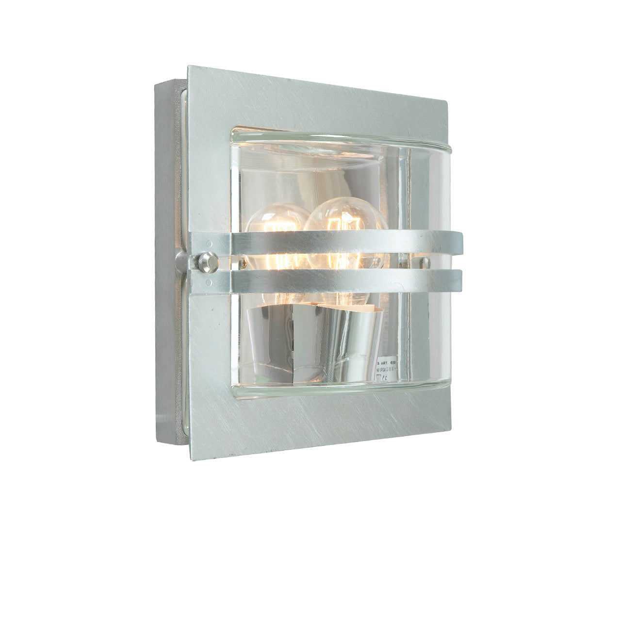 Norlys Bern galvaniseret stål, E27 IP54 46W - Udendørslampe