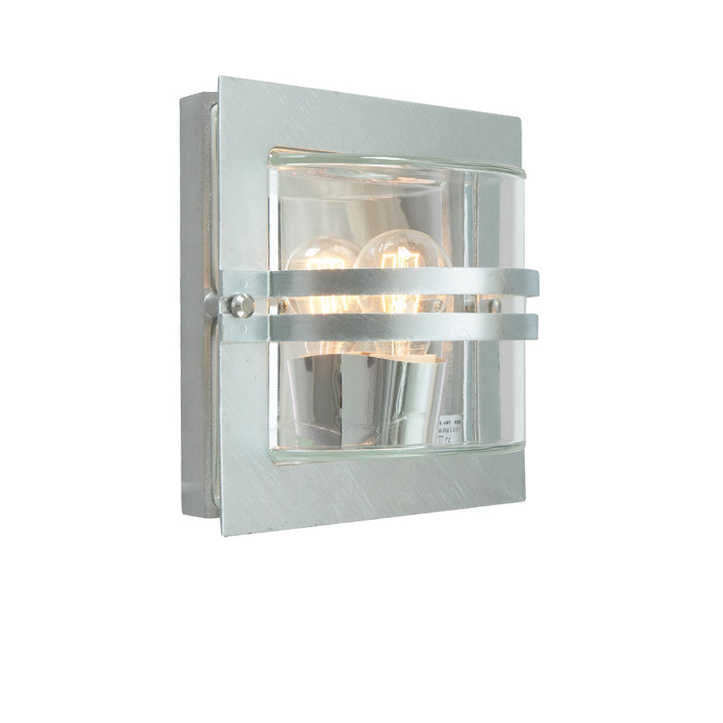 Norlys Bern galvaniseret stål, E27 IP54 46W - Udendørslampe