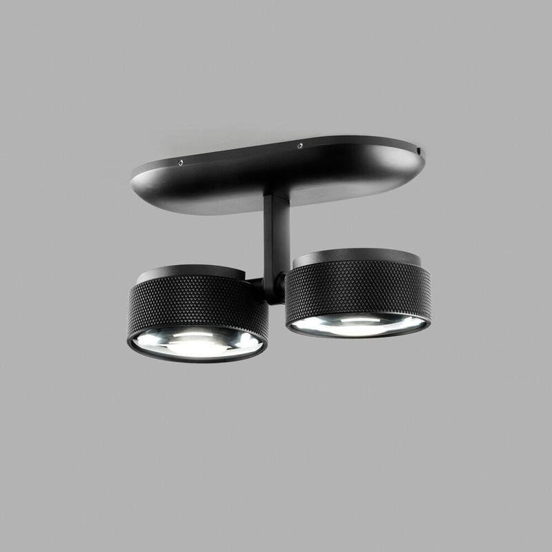Sort light point spotlampe med to stk.