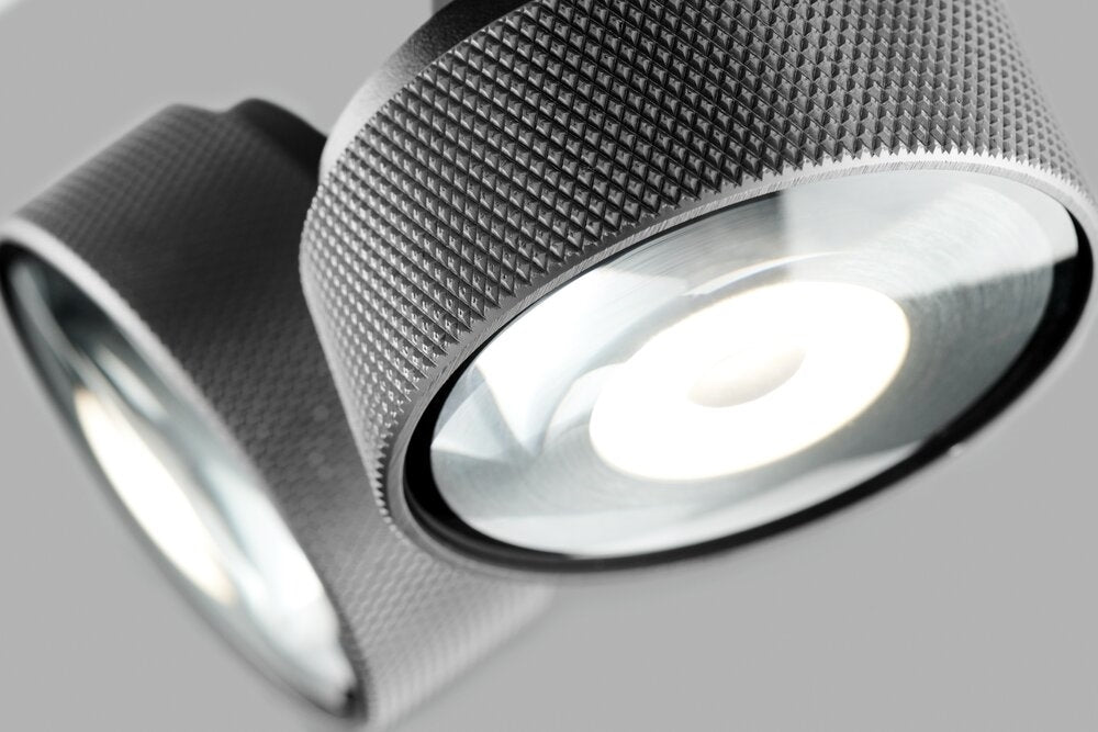 Spotlampe med to stk. i farven titanium fra Light-Point