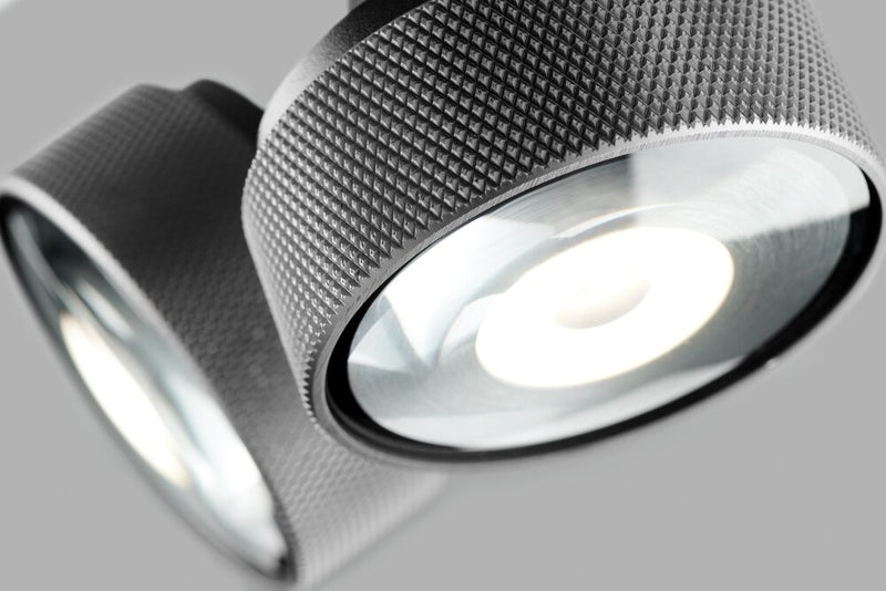 Spotlampe med to stk. i farven titanium fra Light-Point