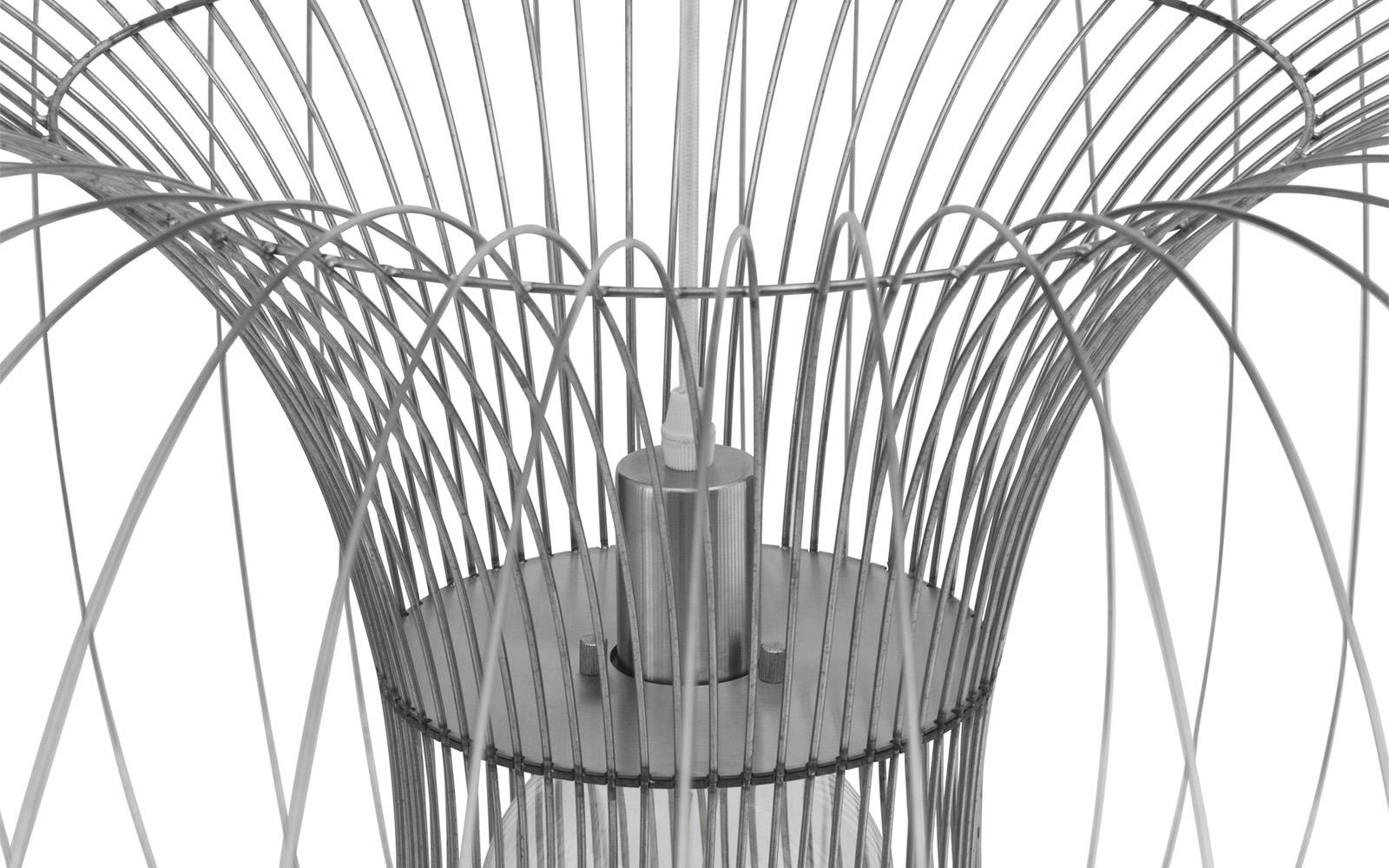 Coil Pendel Ø110 Rustfri Ståltråd