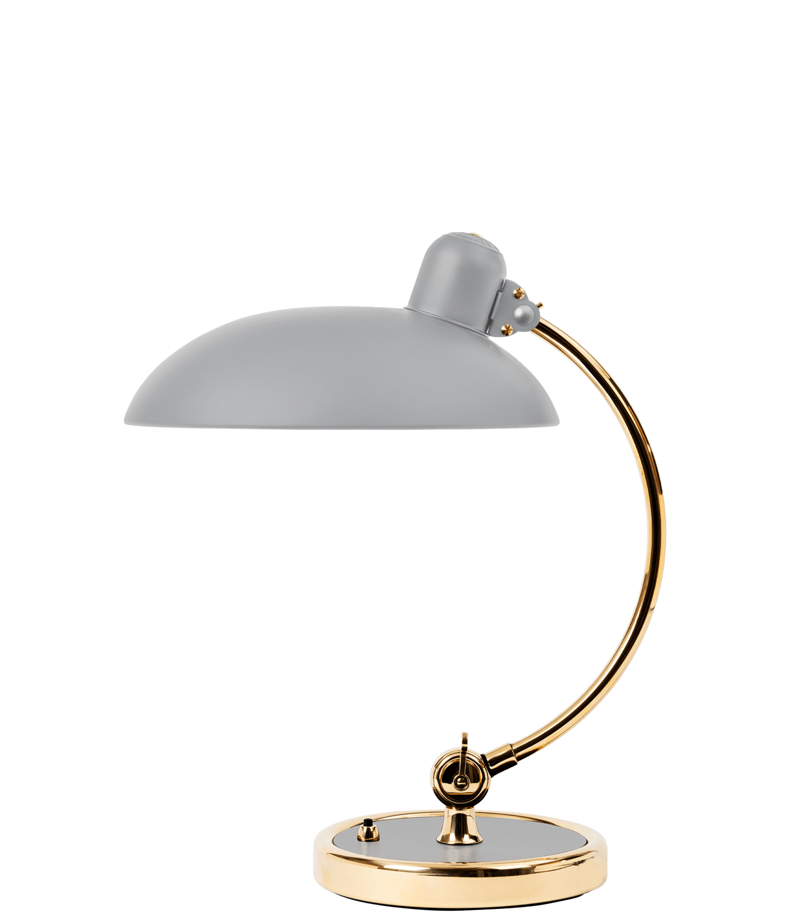Grå Kaiser Idell bordlampe fra Fritz Hansen
