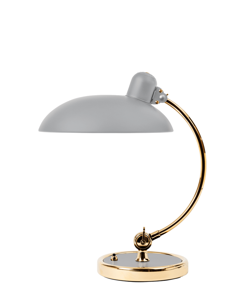 Grå Kaiser Idell bordlampe fra Fritz Hansen