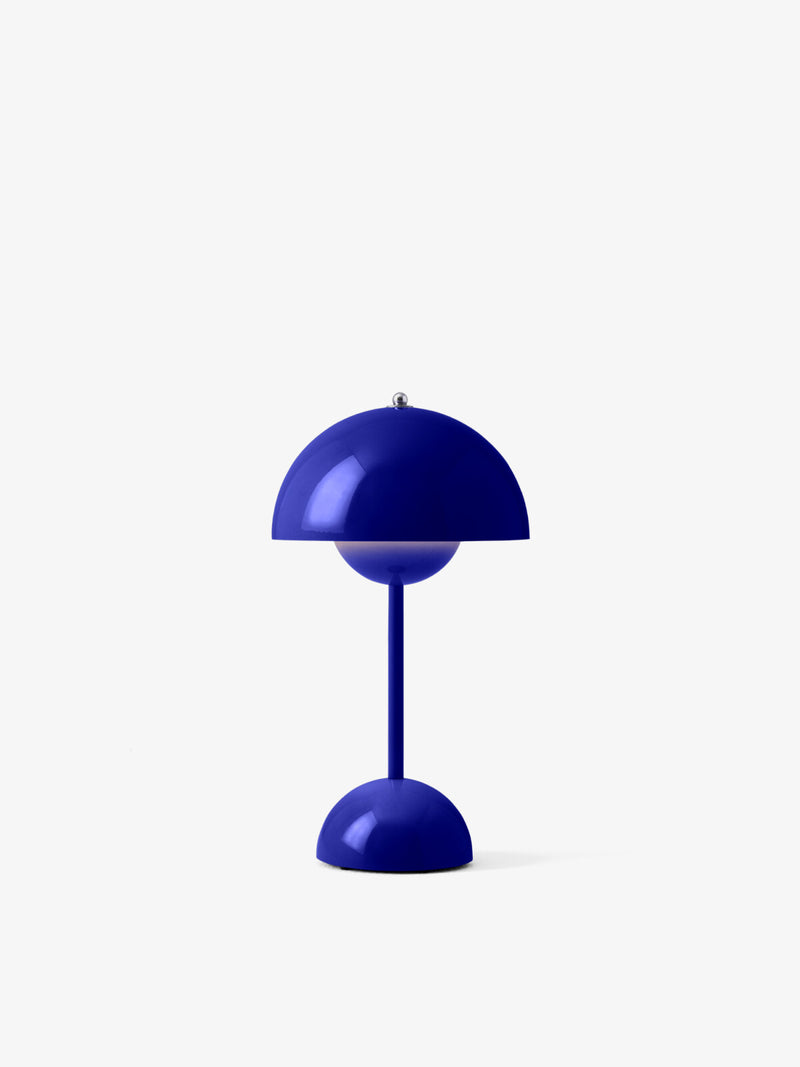 Verner Panton VP9 Flowerpot Portable Cobalt Blue