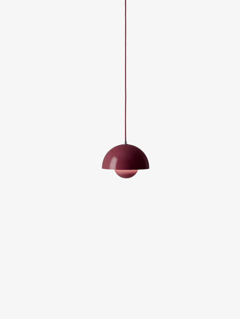 Designklassiker Flowerpot pendel i Dark Plum