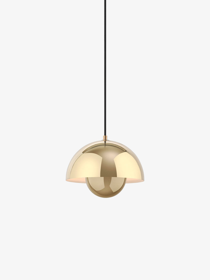 Flowerpot lampe pendel VP1 - Polished Brass &tradition