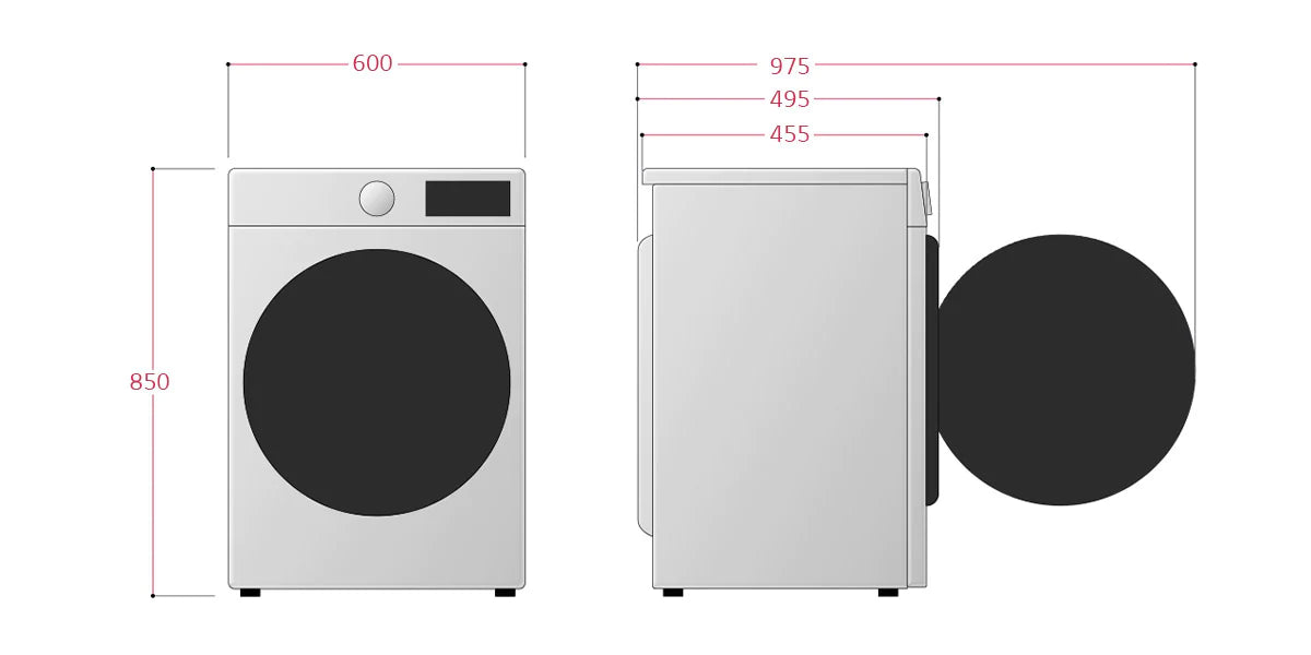 LG F2WP207N0WS - Frontbetjent Vaskemaskine
