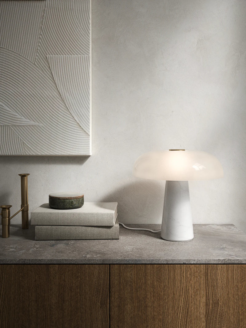 Marmor bordlampe fra Nordlux - Lamper aalborg