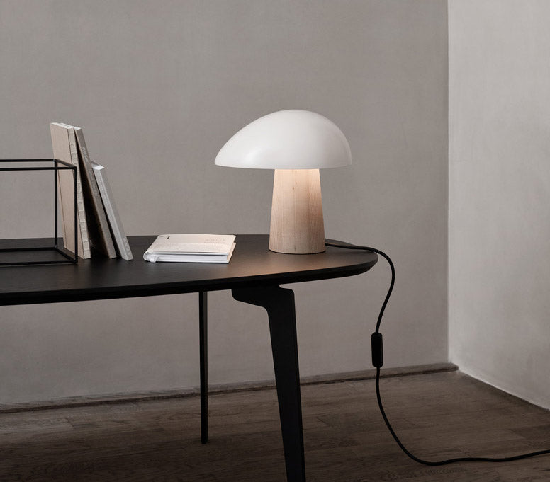 Night Owl™ Smokey White/Ask Bordlampe