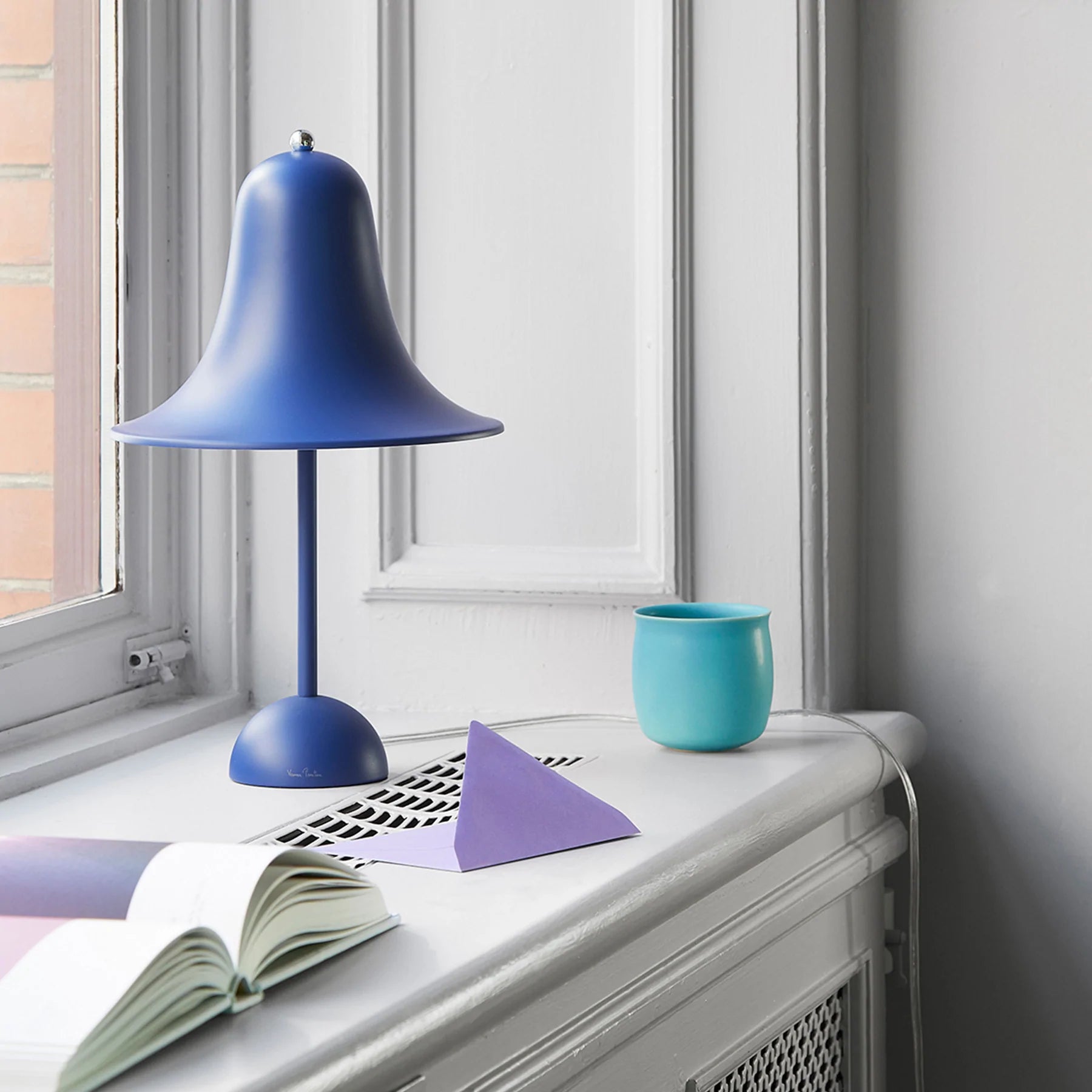 Pantop bordlampe Ø23 Klassisk blå