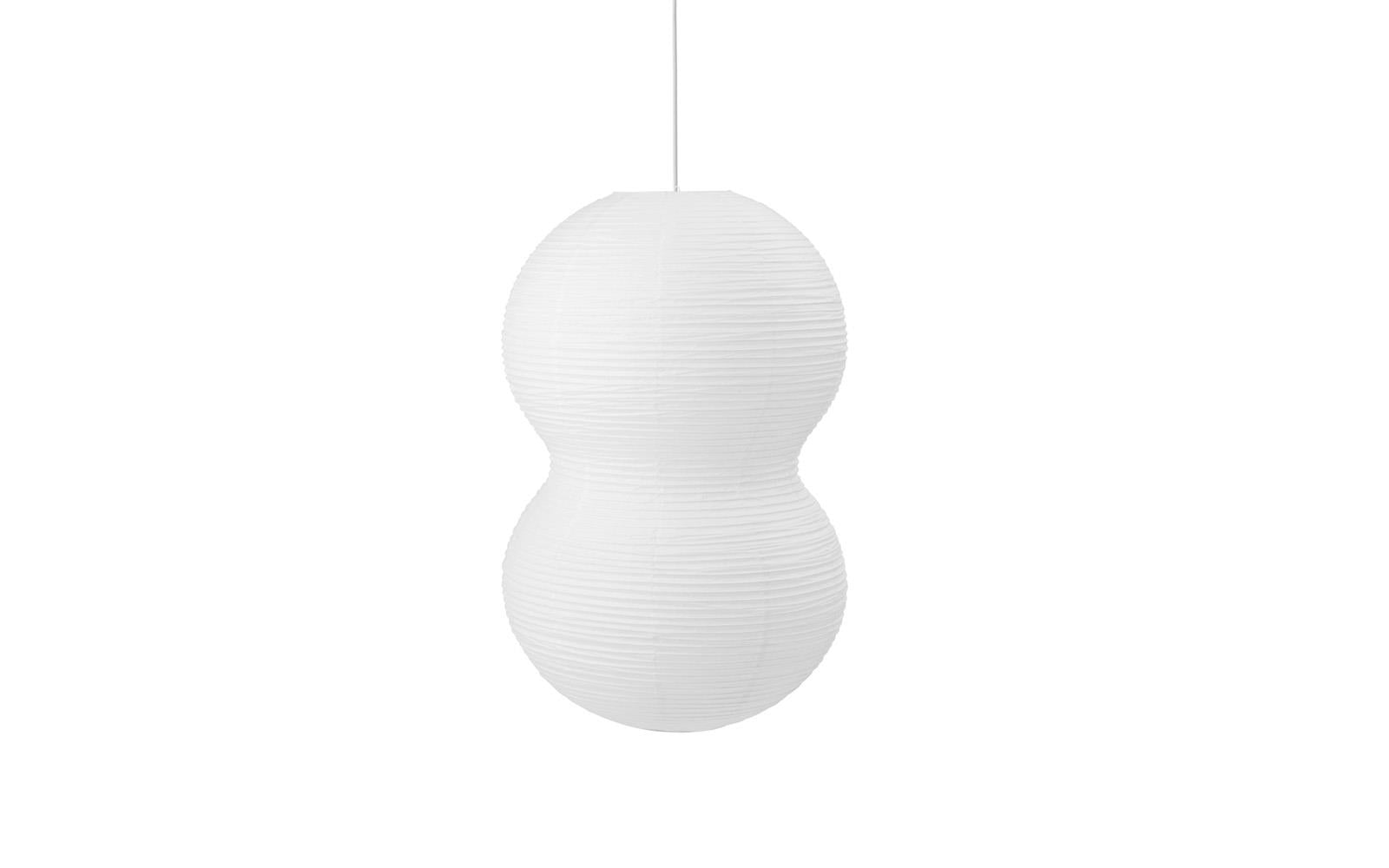 Puff Lampe Twist Hvid