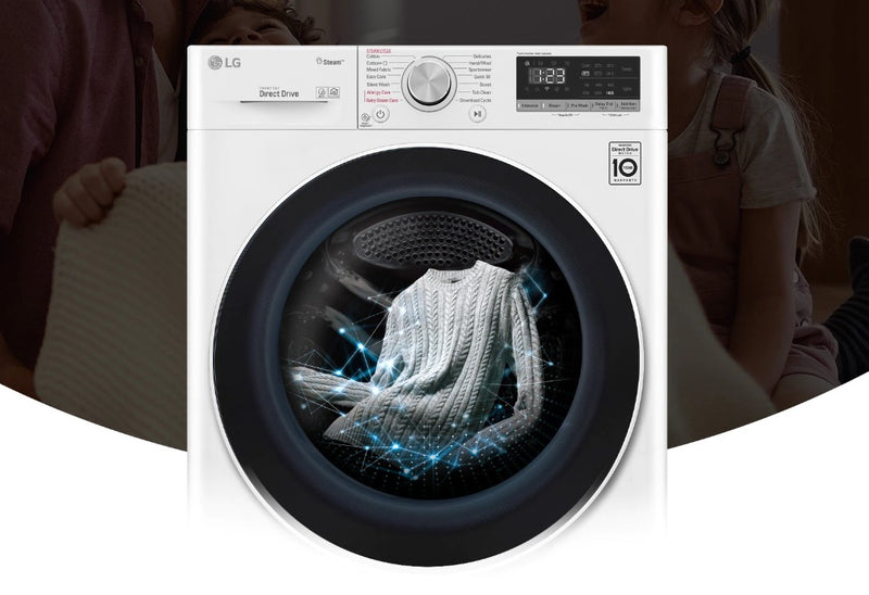 AI DD™ - baseret på mange detaljer fra forskellige vaskemønstre vælger AI DD™ de bedste og blideste tromlebevægelser for tøjet.