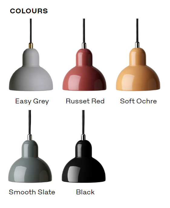 KAISER Idell™ 6722-P Pendel Smooth Slate - DEMO