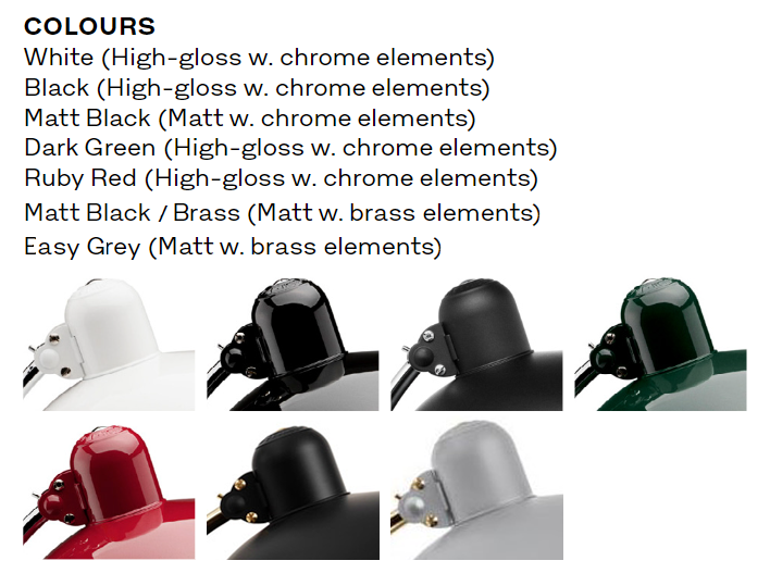 KAISER IDELL™ 6631-T Luxus Bordlampe, Blød Grå & Messing