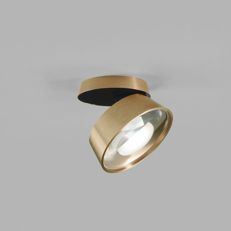 MEssing spotlampe i serien VANTAGE vinklet 45 grader