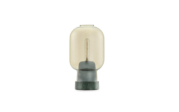 Amp Bordlampe EU, Guld / Grøn