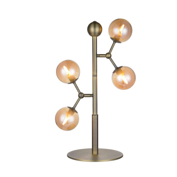 Atom Bordlampe Ø22 Antik Messing - Halo Design