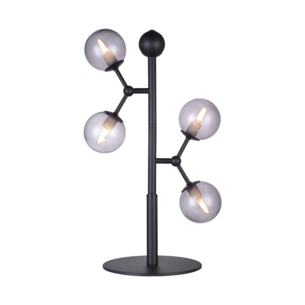 Atom Bordlampe Ø22 Smoke, sort - Halo Design