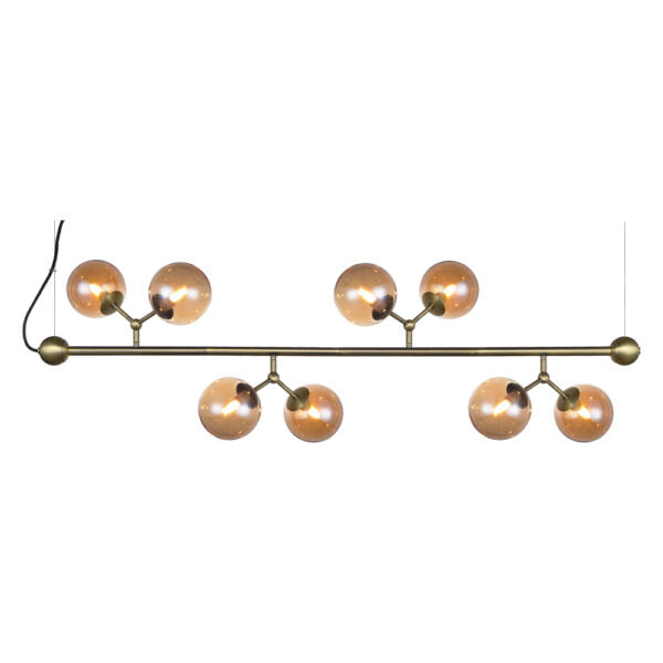 Atom Vandret lysekrone Stor Ø37 Antik Messing - Halo Design