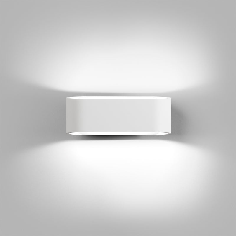 Hvid light point væglampe