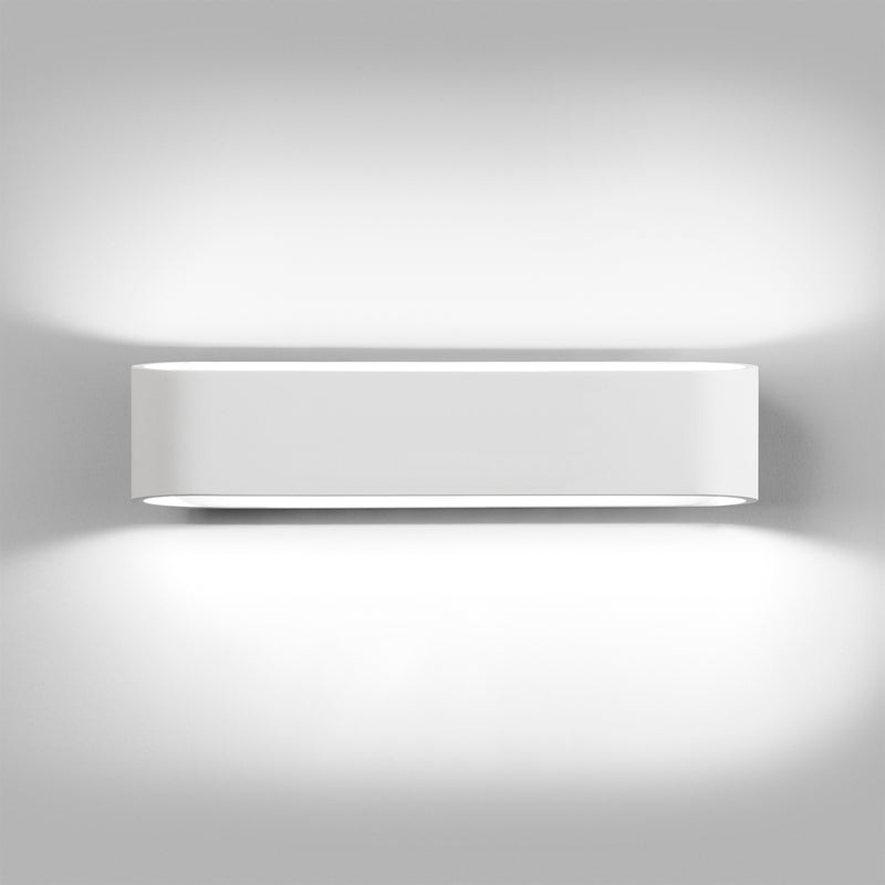 Hvid light point væglamper i enkelt design