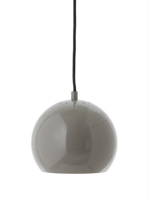 Frandsen - Ball Glas Pendel Ø18 - Blank Varm Grå