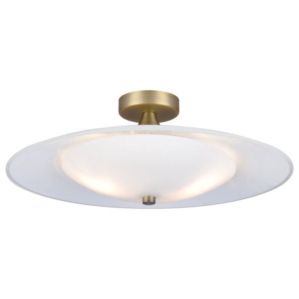 Baroni Loftslampe Ø46 Opal, Antique - Halo Design