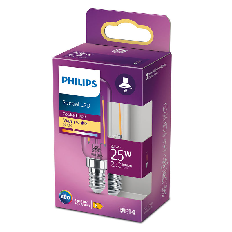 Philips LED Rørpære 2,1W 250lm E14