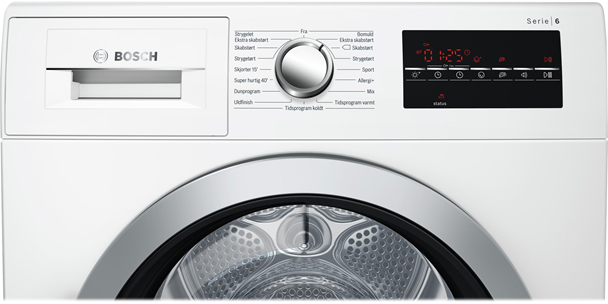 Bosch WTG864B8DN - Kondenstørretumbler inkl 4 års garanti!
