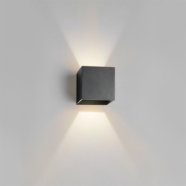 Box Mini Up/Down LED - Sort - Light-Point væglamper i rent design