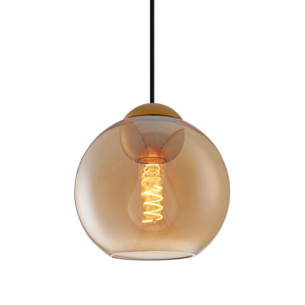 Bubbles Ø18 Pendel, Amber - Halo Design
