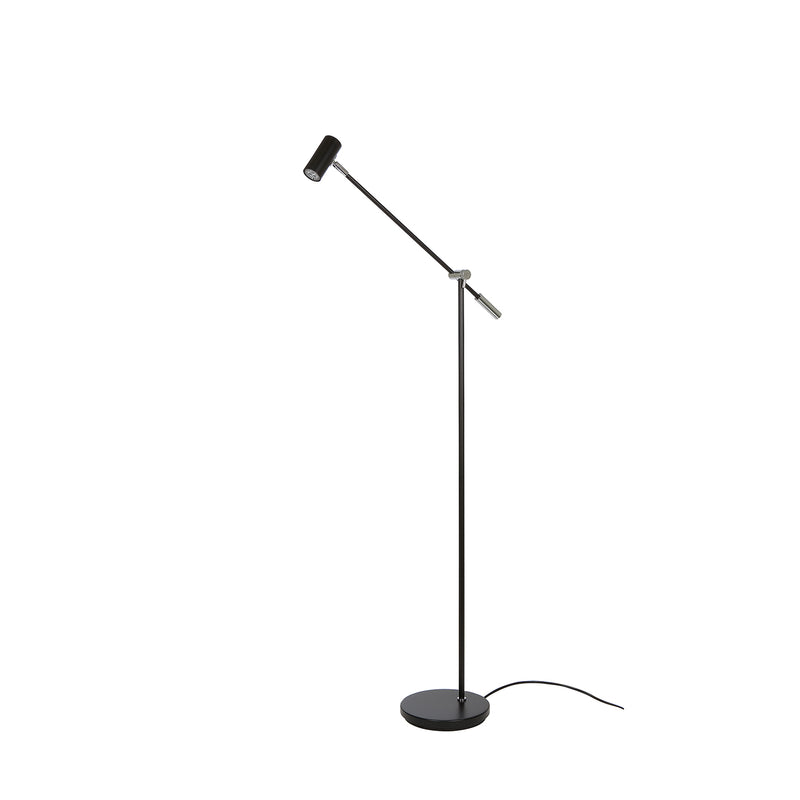 Cato Gulvlampe Mat sort LED Dæmpbar MR11 - Belid