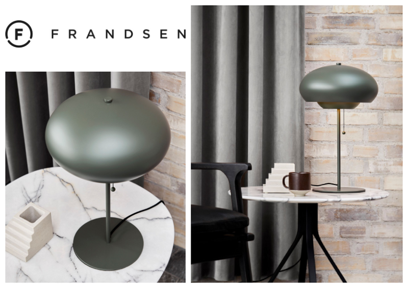 Frandsen - Champ Bordlampe Ø30, Matt Børsted Aluminium