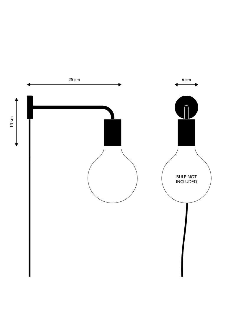 Frandsen - COOL Væglampe, Mat Antik Messing