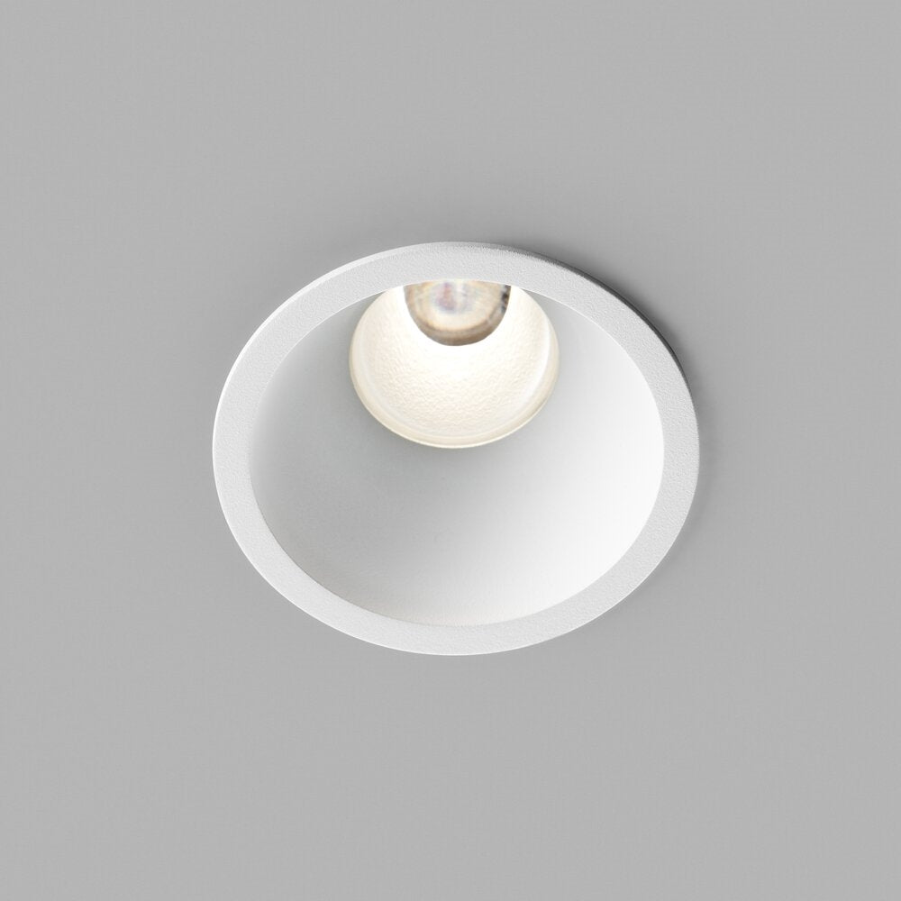 Curve II Ø90 Spotlampe Hvid