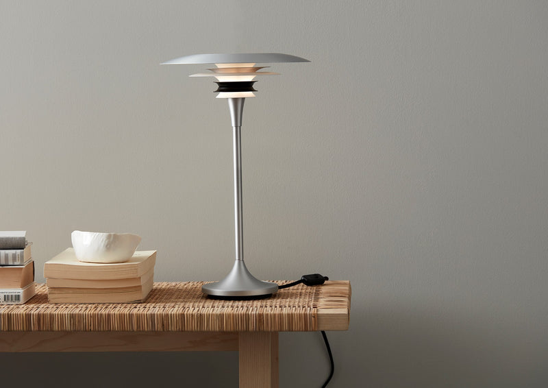 Diablo Bordlampe Ø30 Mat aluminium, mat sort G9