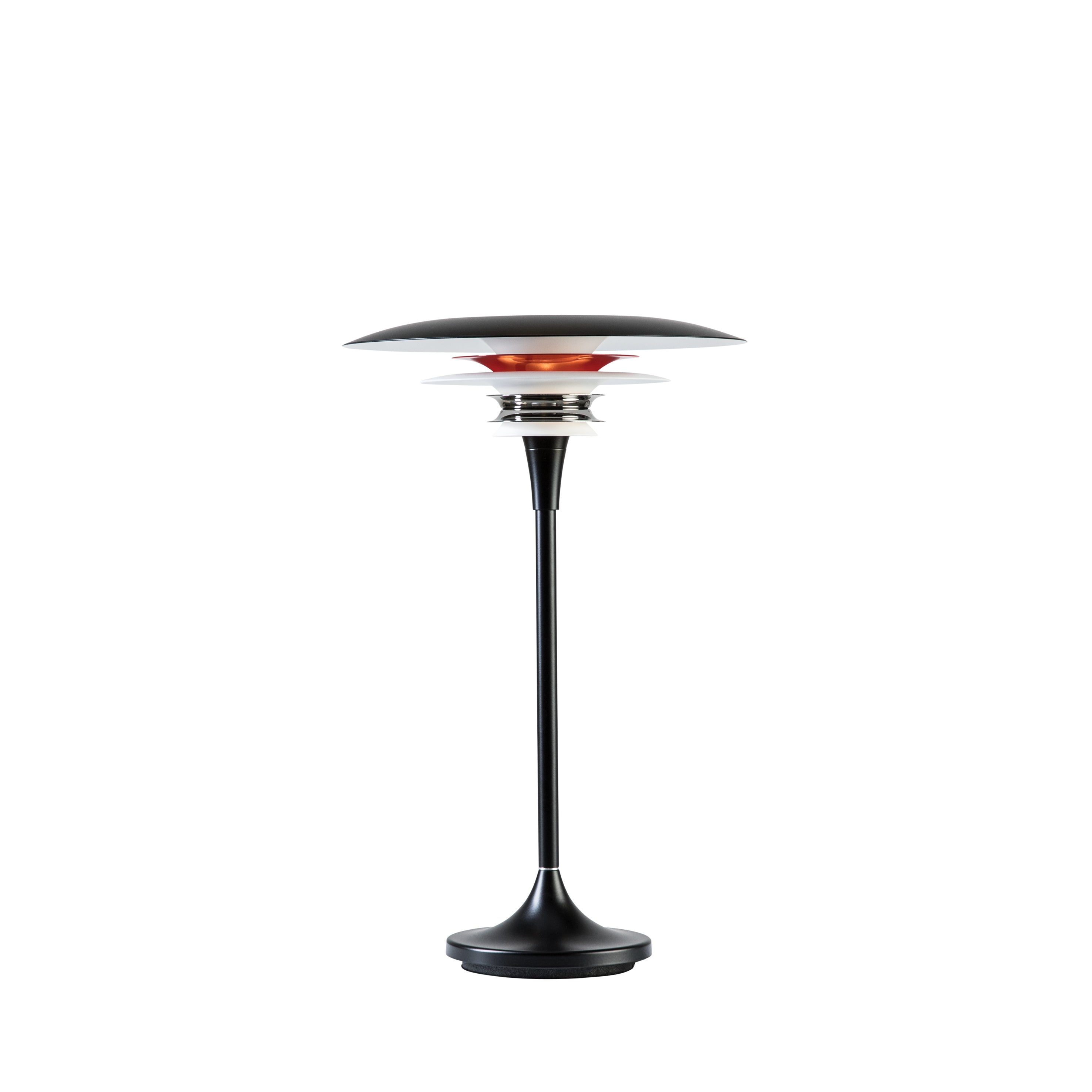 Diablo Bordlampe Ø30 Mat sort, blank rød G9 - Belid