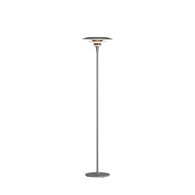 Diablo Gulvlampe Ø30 Grå, blank sort G9