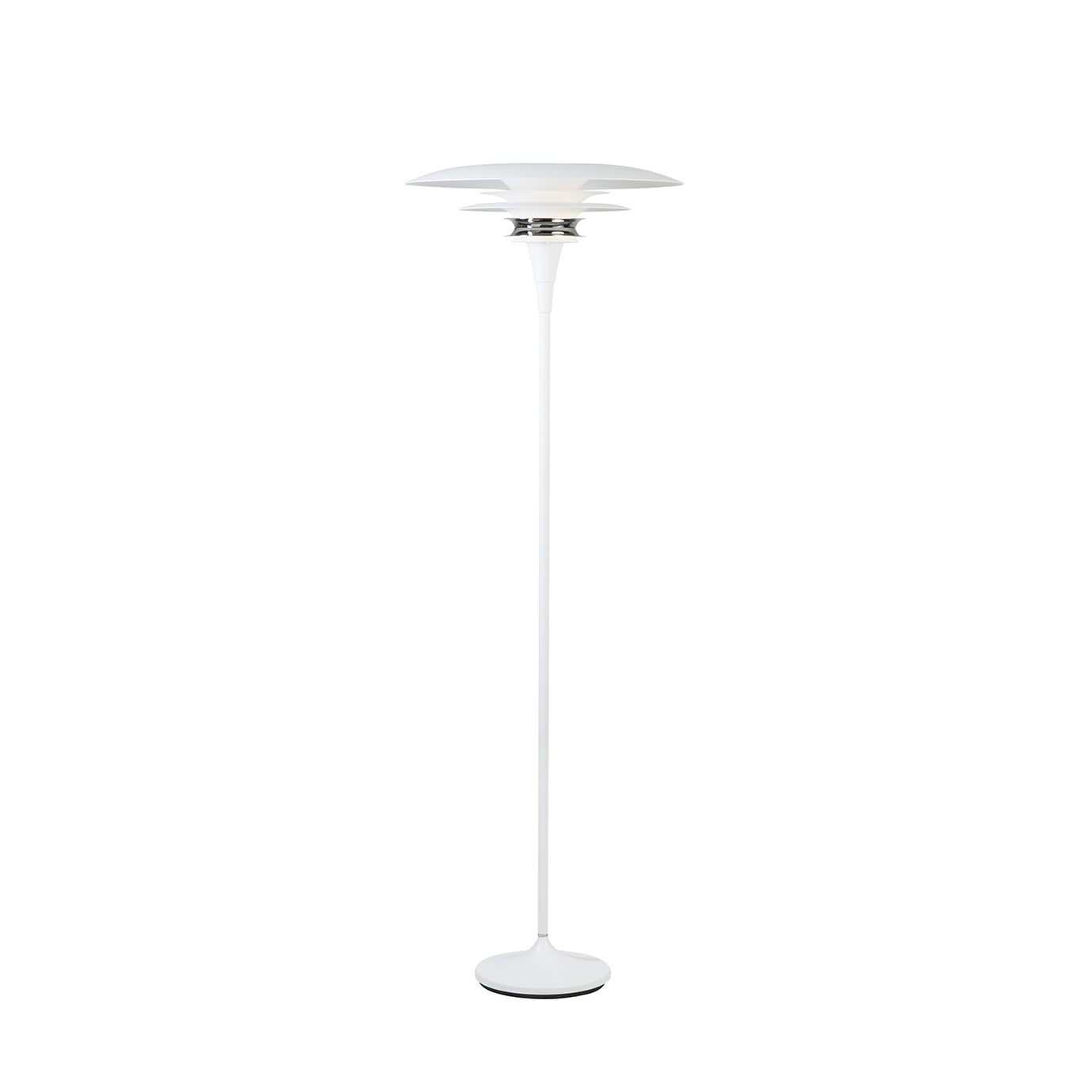 Diablo Gulvlampe Ø50 Mat hvid E27 - Belid